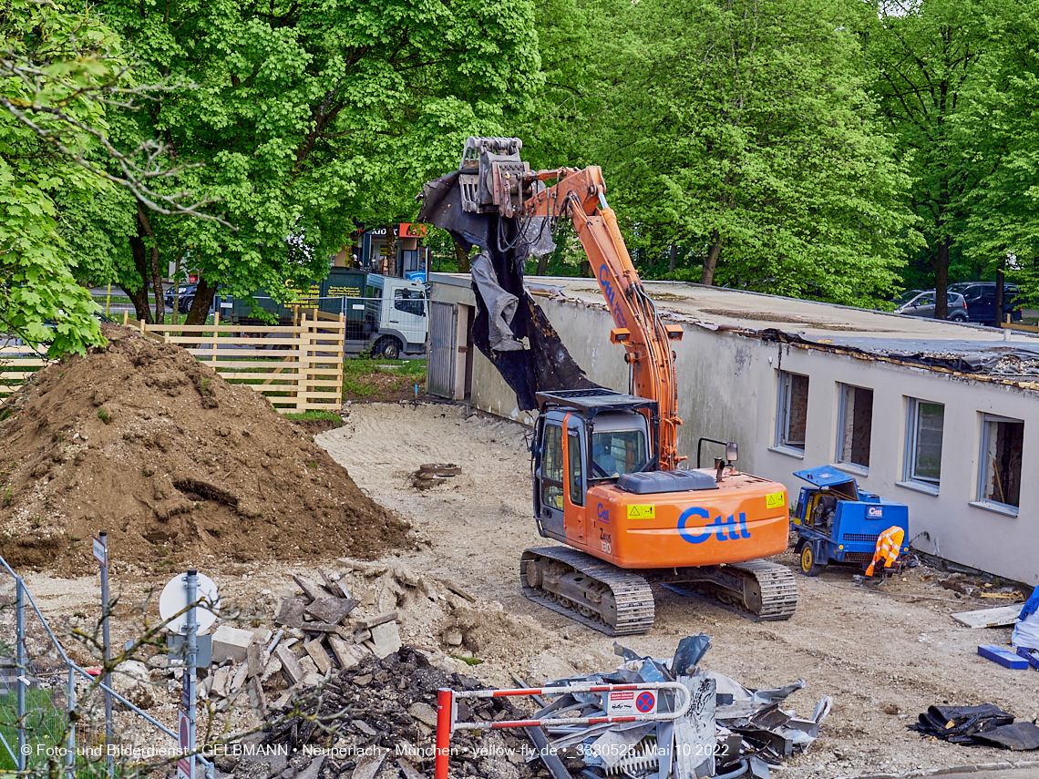 10.05.2022 - Baustelle am Haus für Kinder in Neuperlach